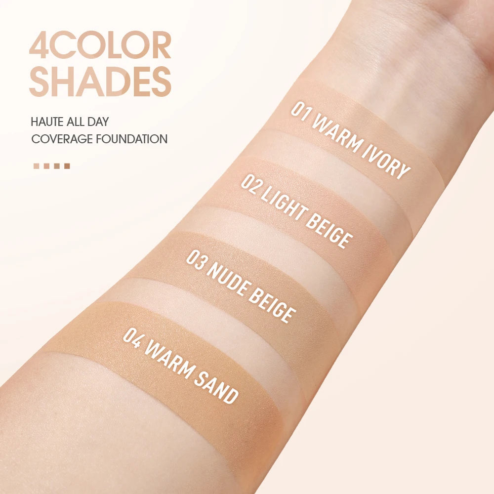 Matte Liquid Foundation – Full Coverage, Oil-Control & Waterproof
