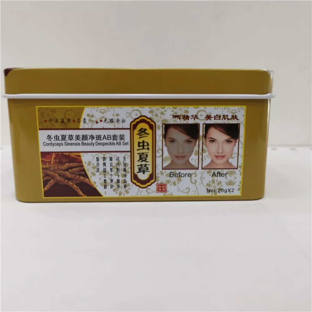 2 Pack Original Chinese Aweto Whitening Anti-Acne Day Night Cream