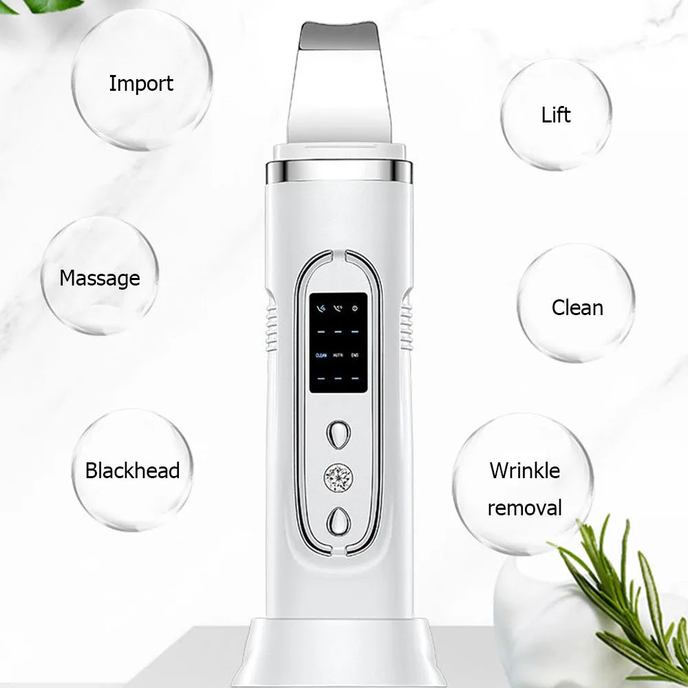 Ultrasonic Skin Scrubber Spatula