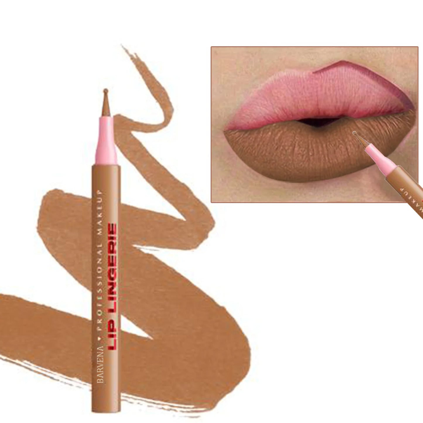 6 Colors Matte Waterproof Lip Liner – Smooth, Smudge-Proof, Hydrating