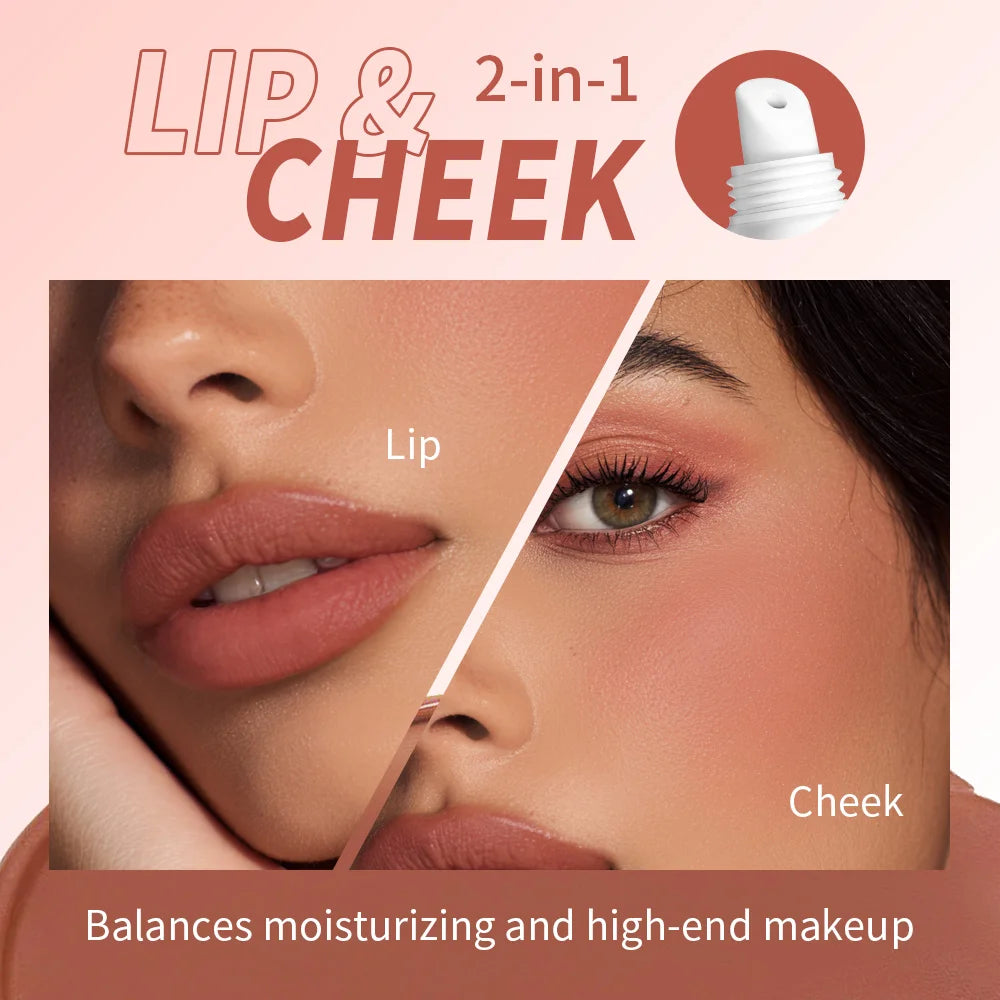 Lakerain Lip Base Cream – Long-Lasting Hydrating Matte 2-in-1 Lip & Cheek