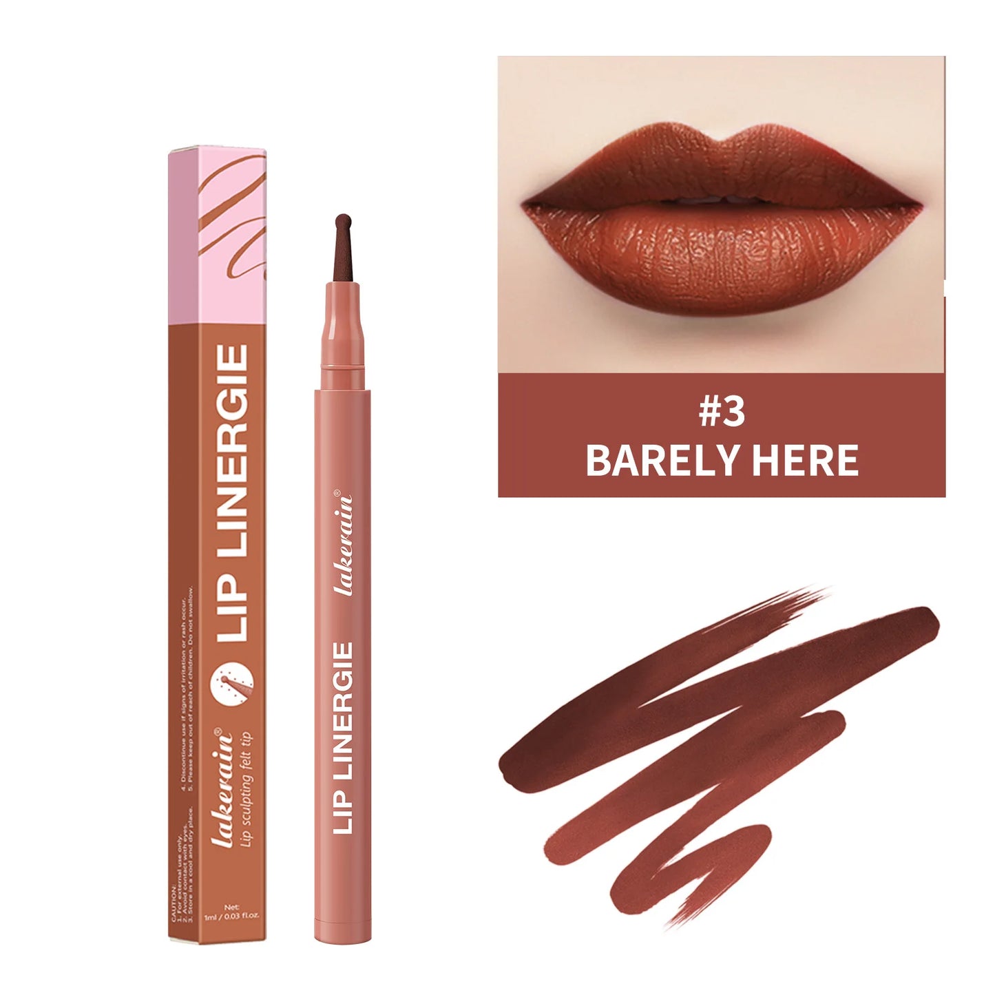 8 Colors  Waterproof Long-Lasting Lip Liner – Smudge-Proof Anti-Feathering Formula