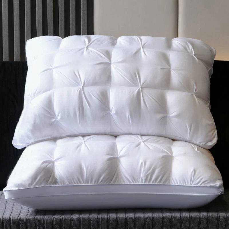 Soft Quilted Checkered Design Pillow