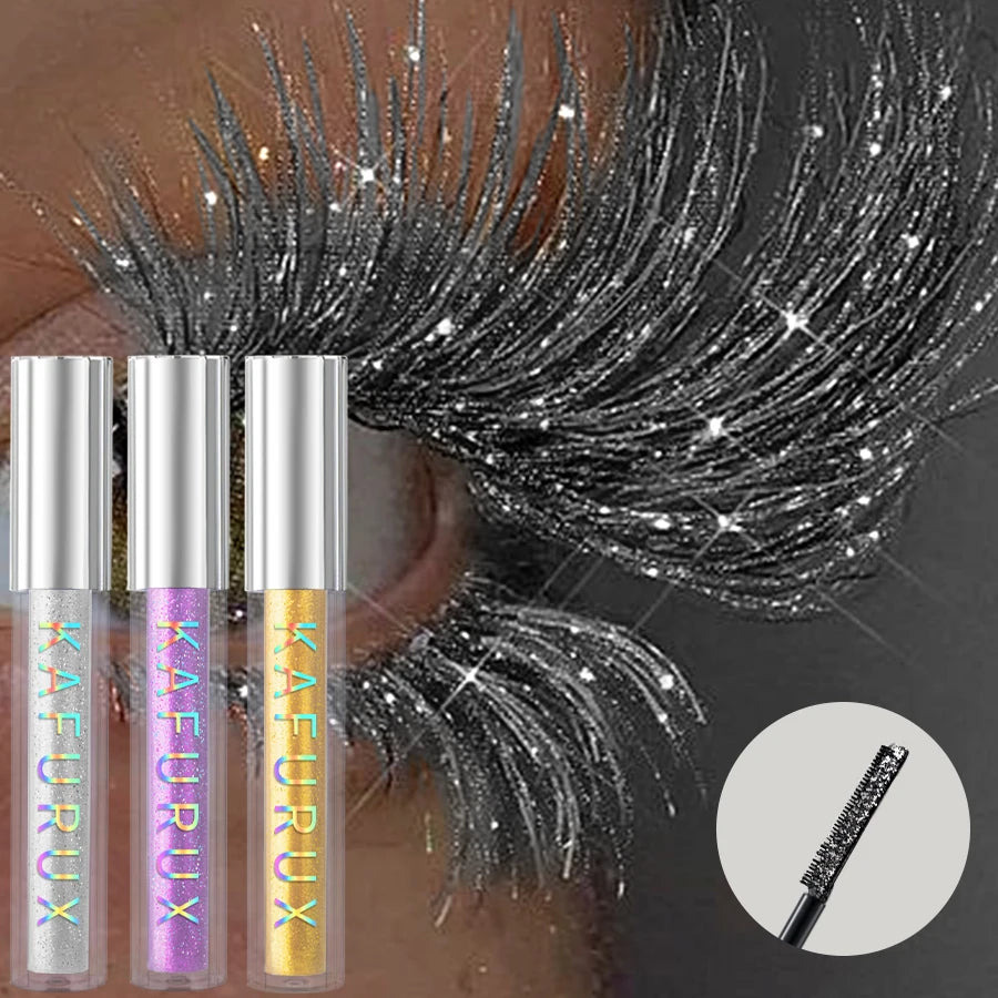 Diamond Shine Waterproof Mascara – Volume Curl with Glitter Effect