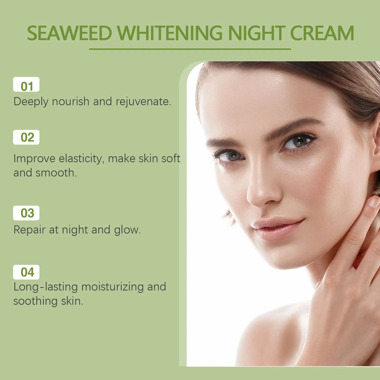 Nourishing Face Night Cream Whitening Moisturize