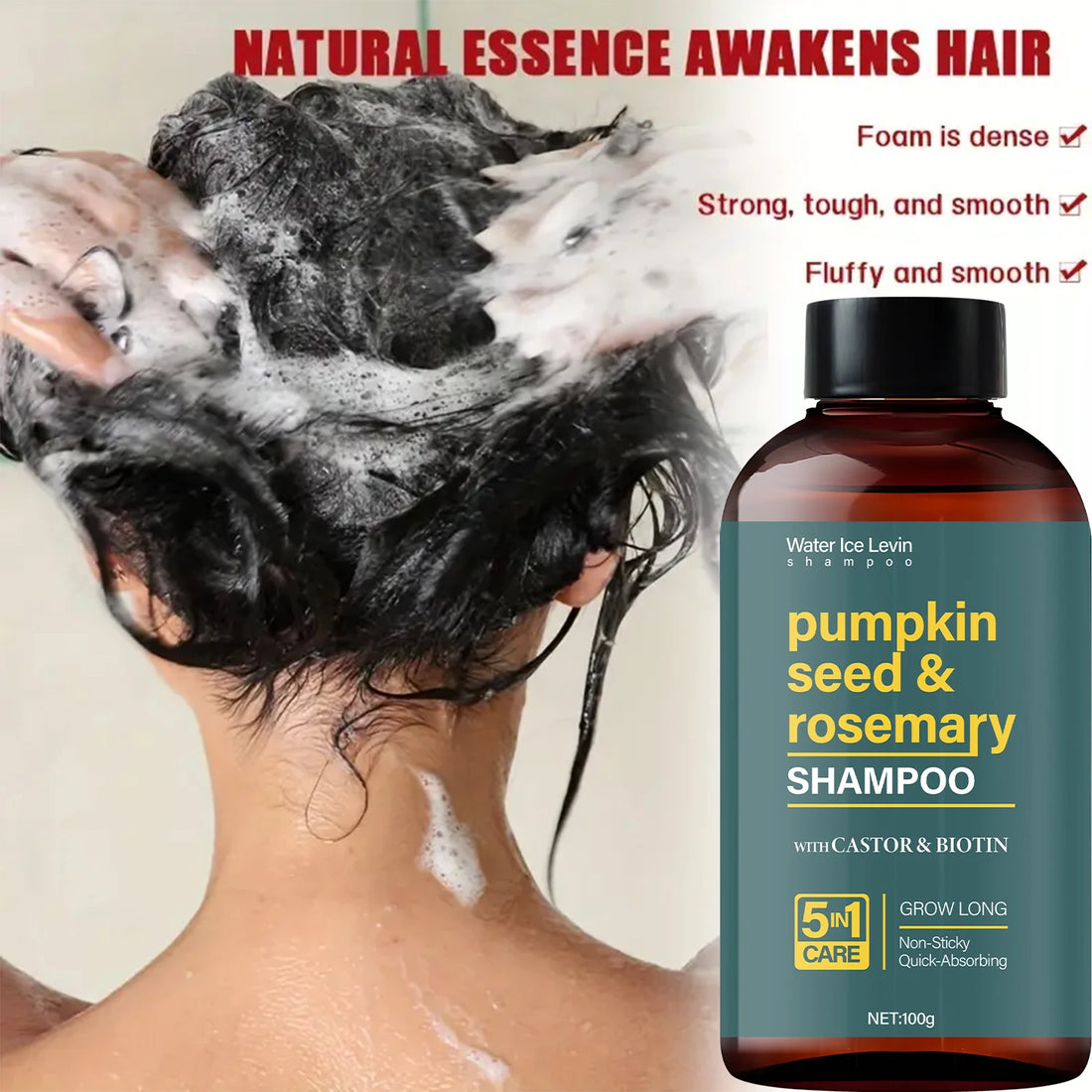 Water Ice Levin Pumpkin Seed & Rosemary Shampoo