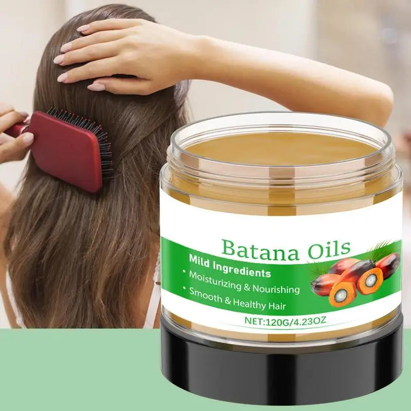 Batan Hair Oil Hair Conditioner Nourishing Moisturizing Repairing Strengthens Roots Smoothing Conditioner Hair Care 120g
