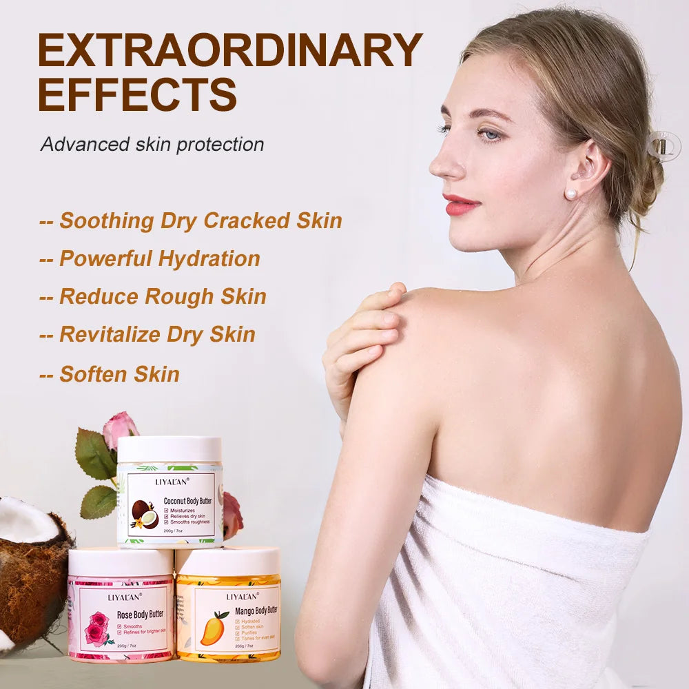 Shea Body Butter Soothes Dry Skin Nourish Moisturizer