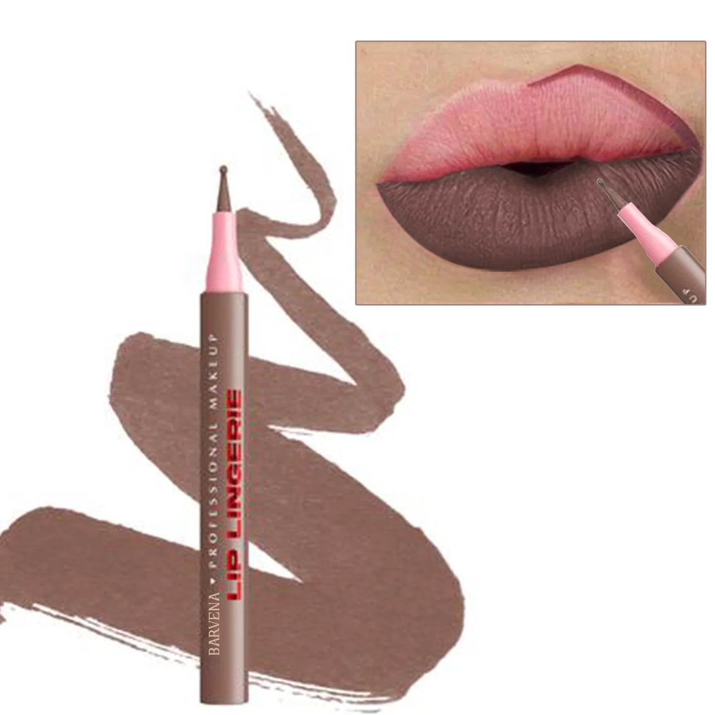 6 Colors Matte Waterproof Lip Liner – Smooth, Smudge-Proof, Hydrating
