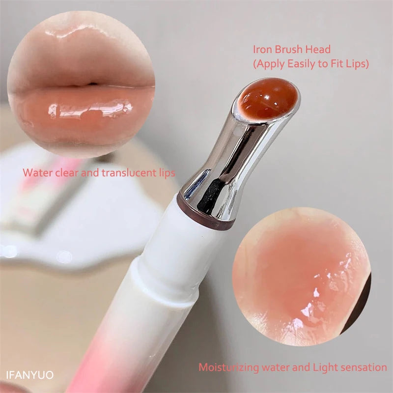 Water-Gloss Jelly Lip Gloss – Hydrating Tint
