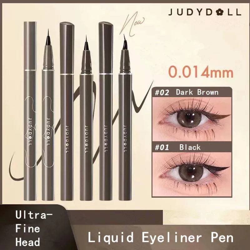 Judydoll Ultra-Fine Liquid Eyeliner Pen – Matte, Fast-Dry & Long-Lasting