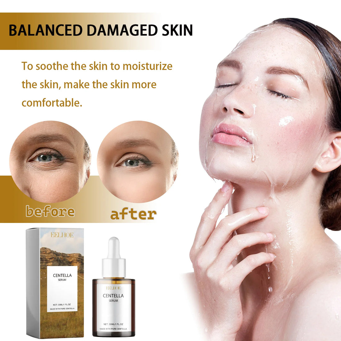 Vegan Centella Calming Face Serum