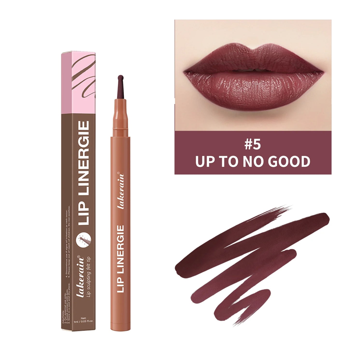 8 Colors  Waterproof Long-Lasting Lip Liner – Smudge-Proof Anti-Feathering Formula