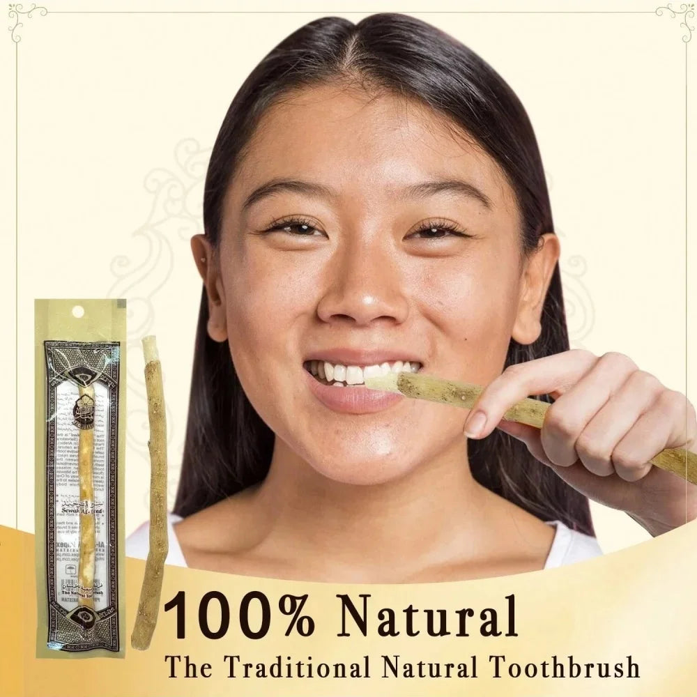 Retro Natural Miswak Toothbrush Traditional Branch For Teeth Sensitive Gift