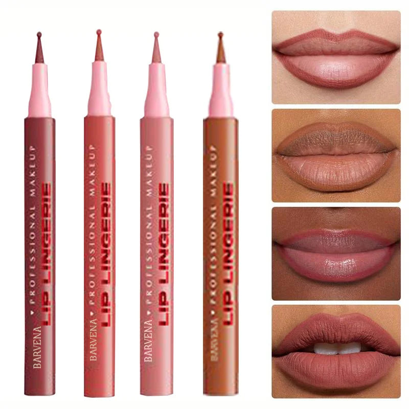 6 Colors Matte Waterproof Lip Liner – Smooth, Smudge-Proof, Hydrating