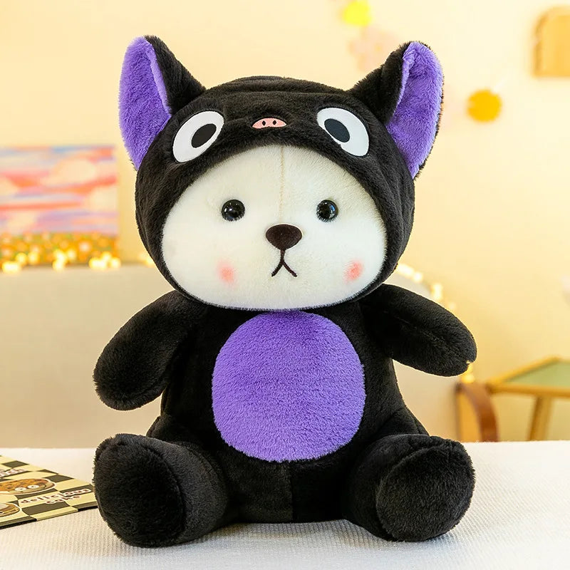 Cute Bear Turn Into Disney Stitch Plush Toys Cartoon Animals Dolls For Birthday Christmas Gifts