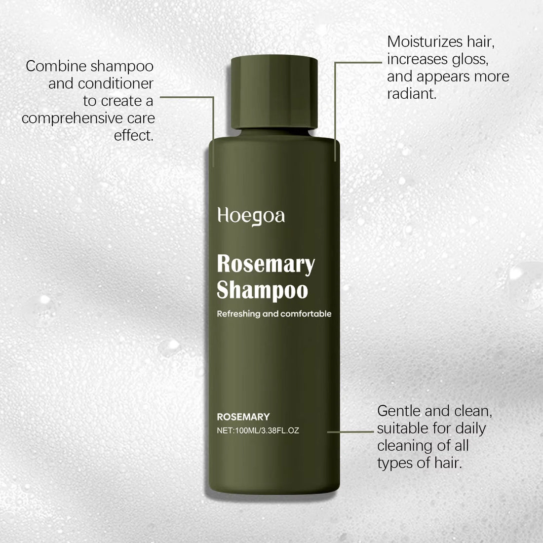 Rosemary Shampoo Conditioner Set Hair Repair