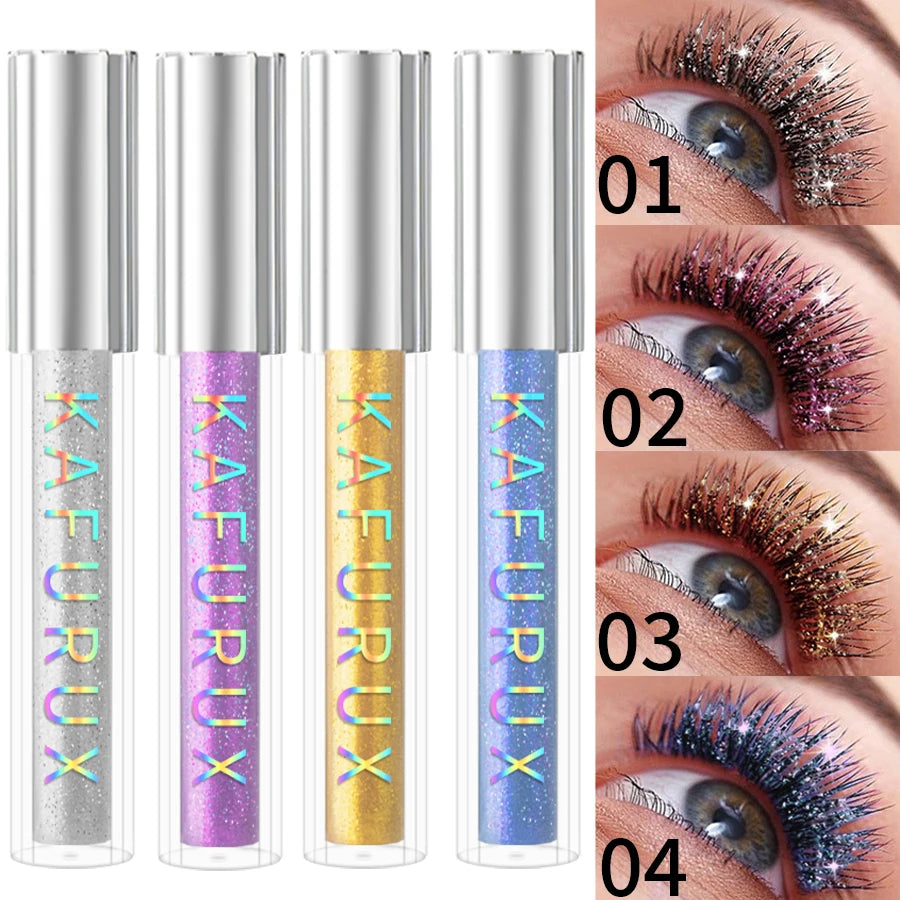 Diamond Shine Waterproof Mascara – Volume Curl with Glitter Effect