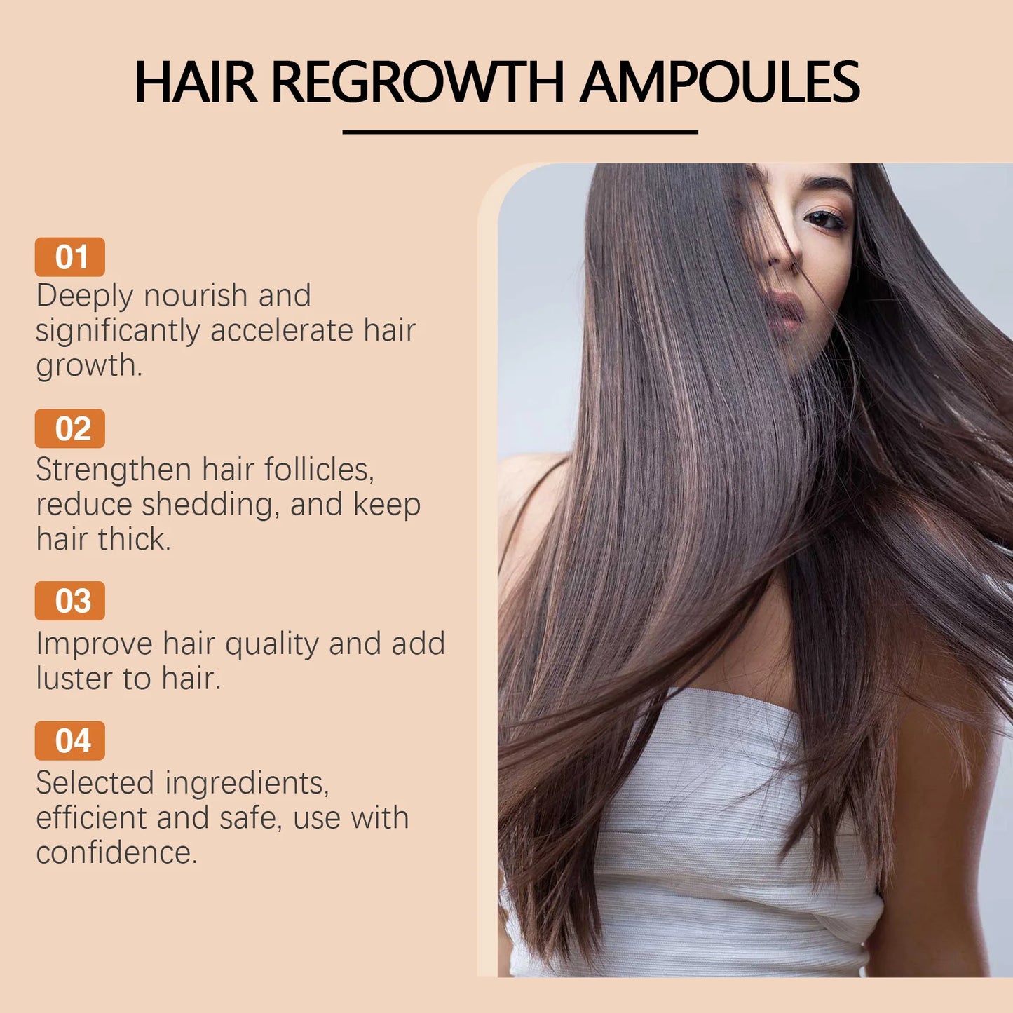 Hair Growth Ampoules Regrowth Anti Hair Loss Repair Split