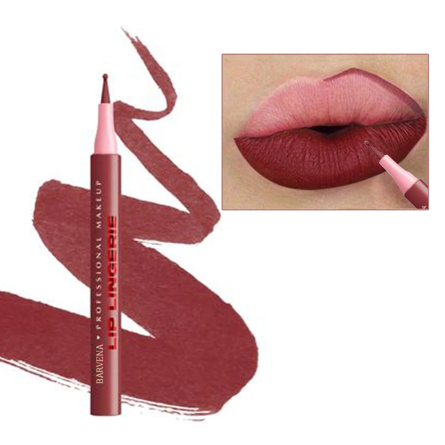 6 Colors Matte Waterproof Lip Liner – Smooth, Smudge-Proof, Hydrating