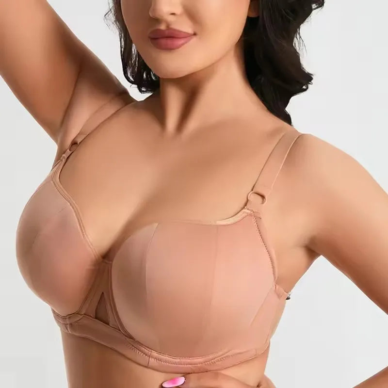 Womens Push Up Minimizer Bra Full Cup