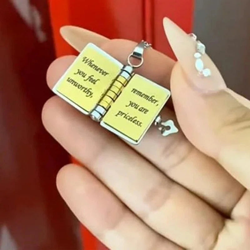 My Little Star Book Pendant Necklace