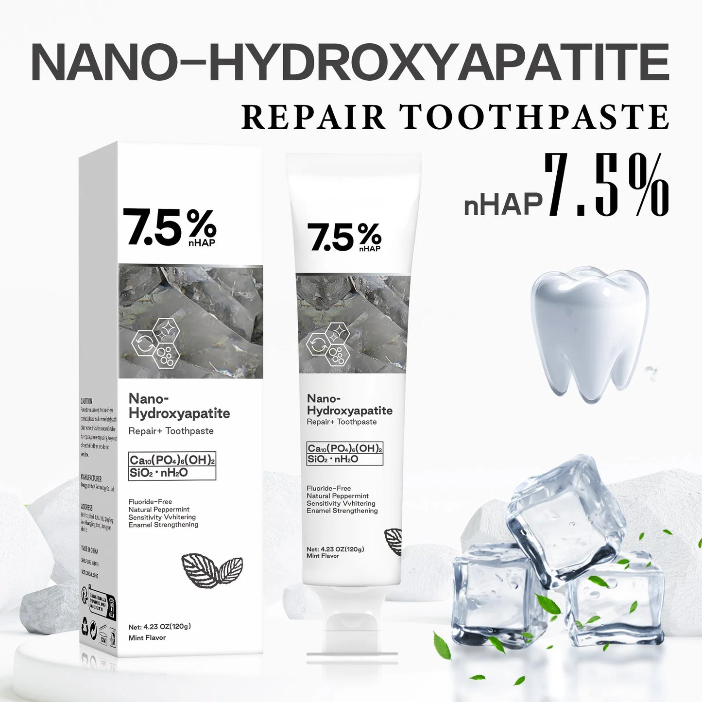 Hydroxyapatite Repair Toothpaste Sp-6 Probiotic Remove Stains Deep Clean