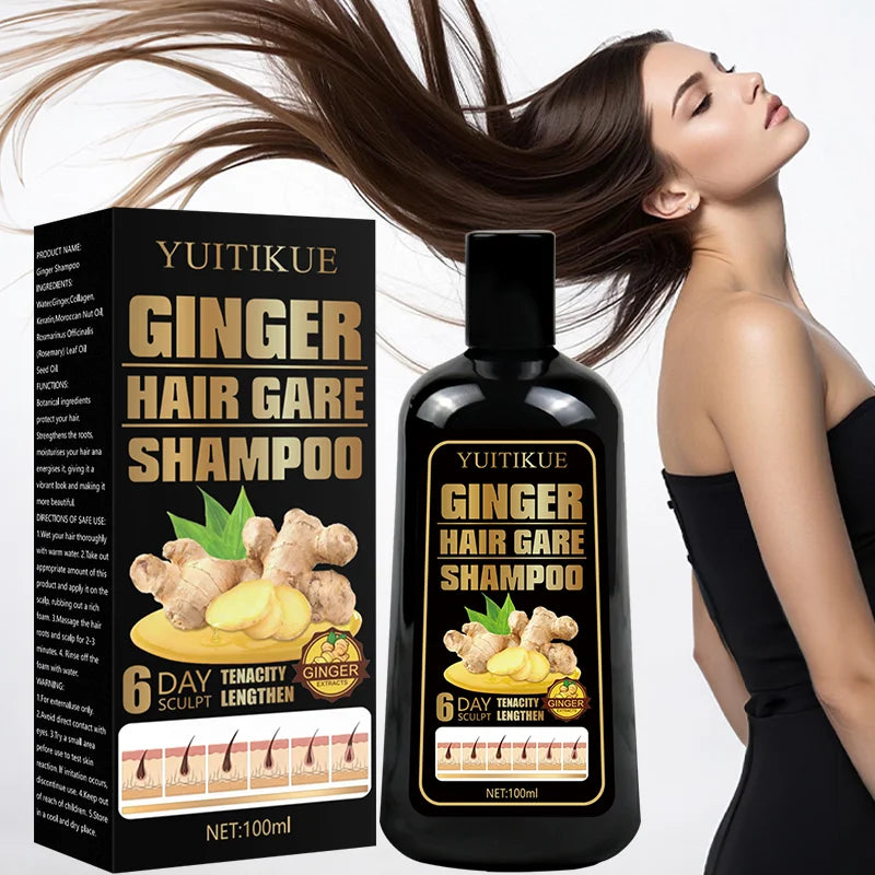 Natural Ginger Shampoo Reduce Hair Loss
