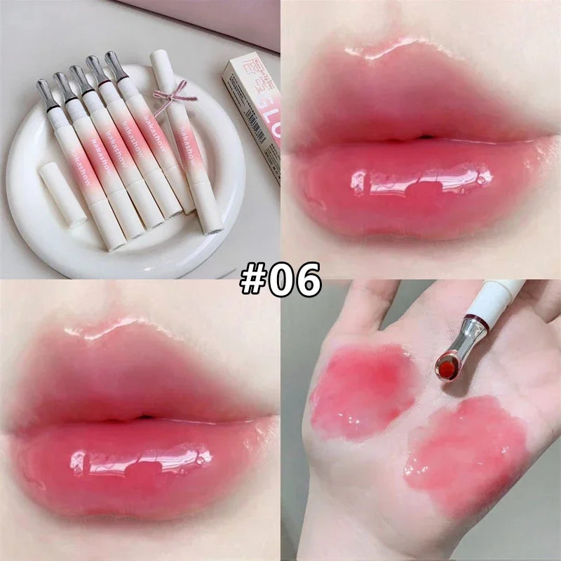 Water-Gloss Jelly Lip Gloss – Hydrating Tint