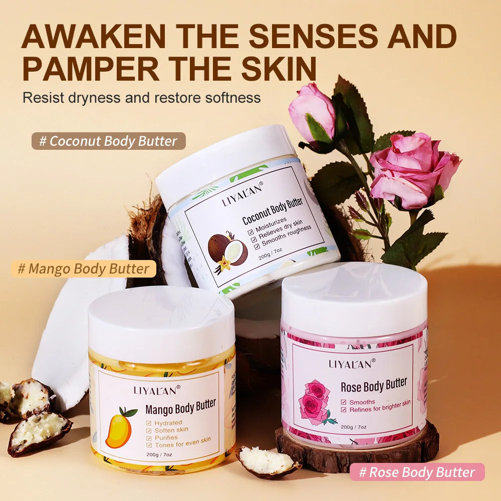 Shea Body Butter Soothes Dry Skin Nourish Moisturizer