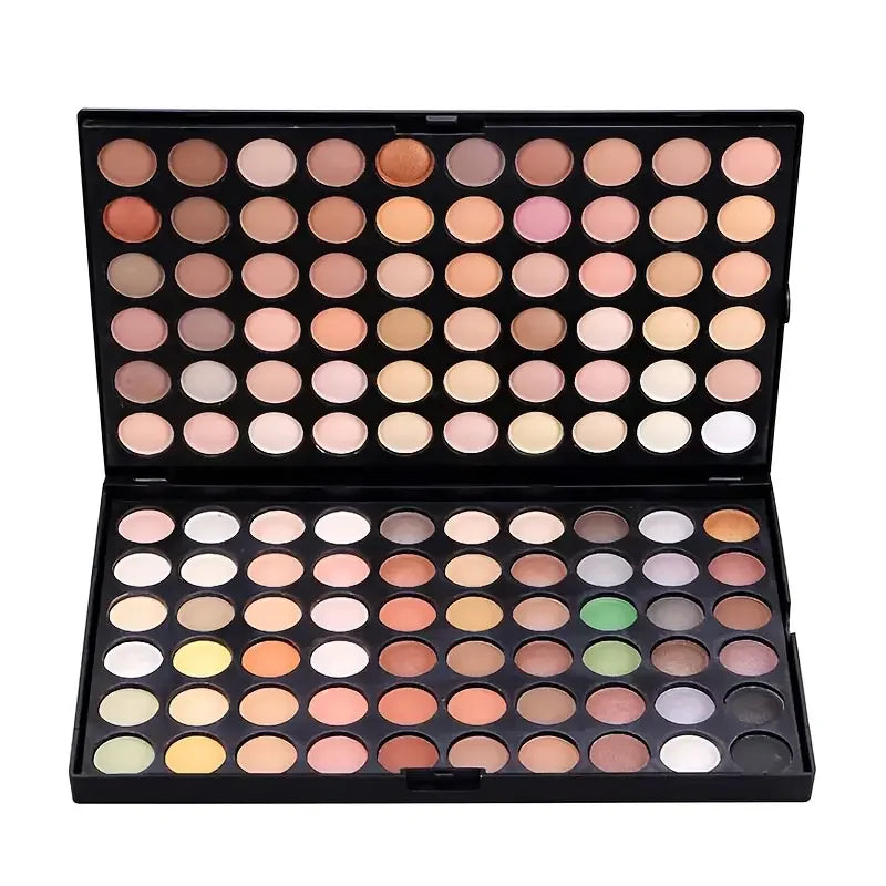 120-Color Eyeshadow Palette – Matte & Shimmer Nude Warm Tones