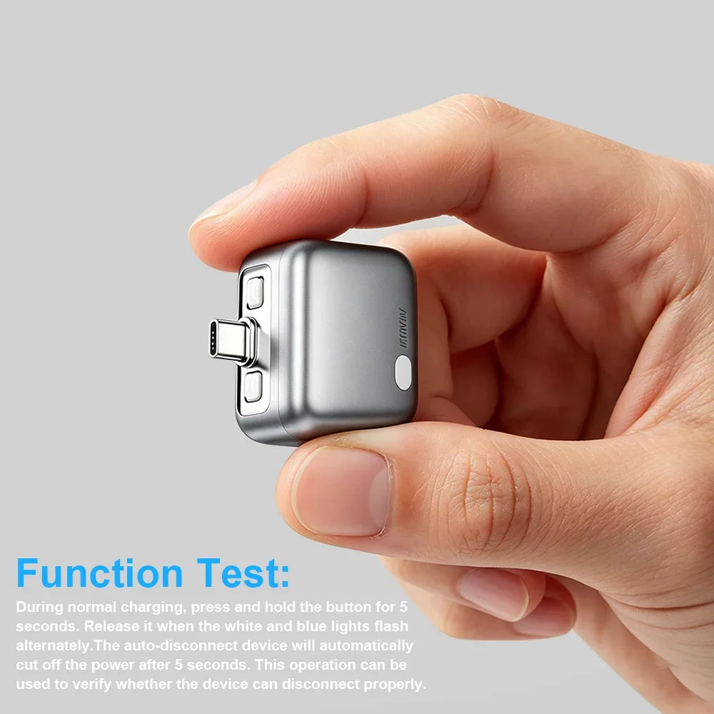 Smart Auto Stop Charging Protector - AI Auto Disconnect 140W Fast Charger | Overcharge Protection for iPhone & Android