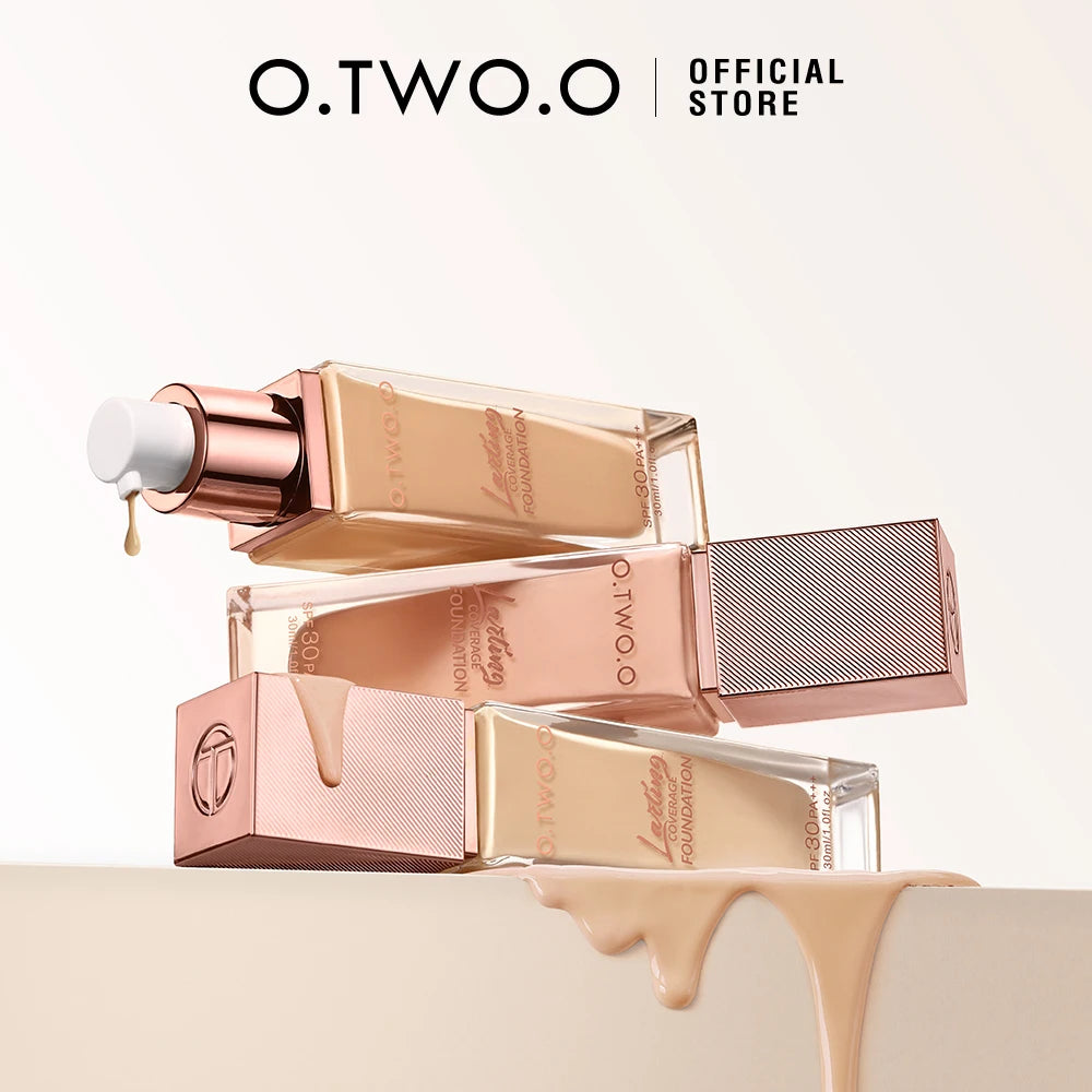 Matte Liquid Foundation – Full Coverage, Oil-Control & Waterproof