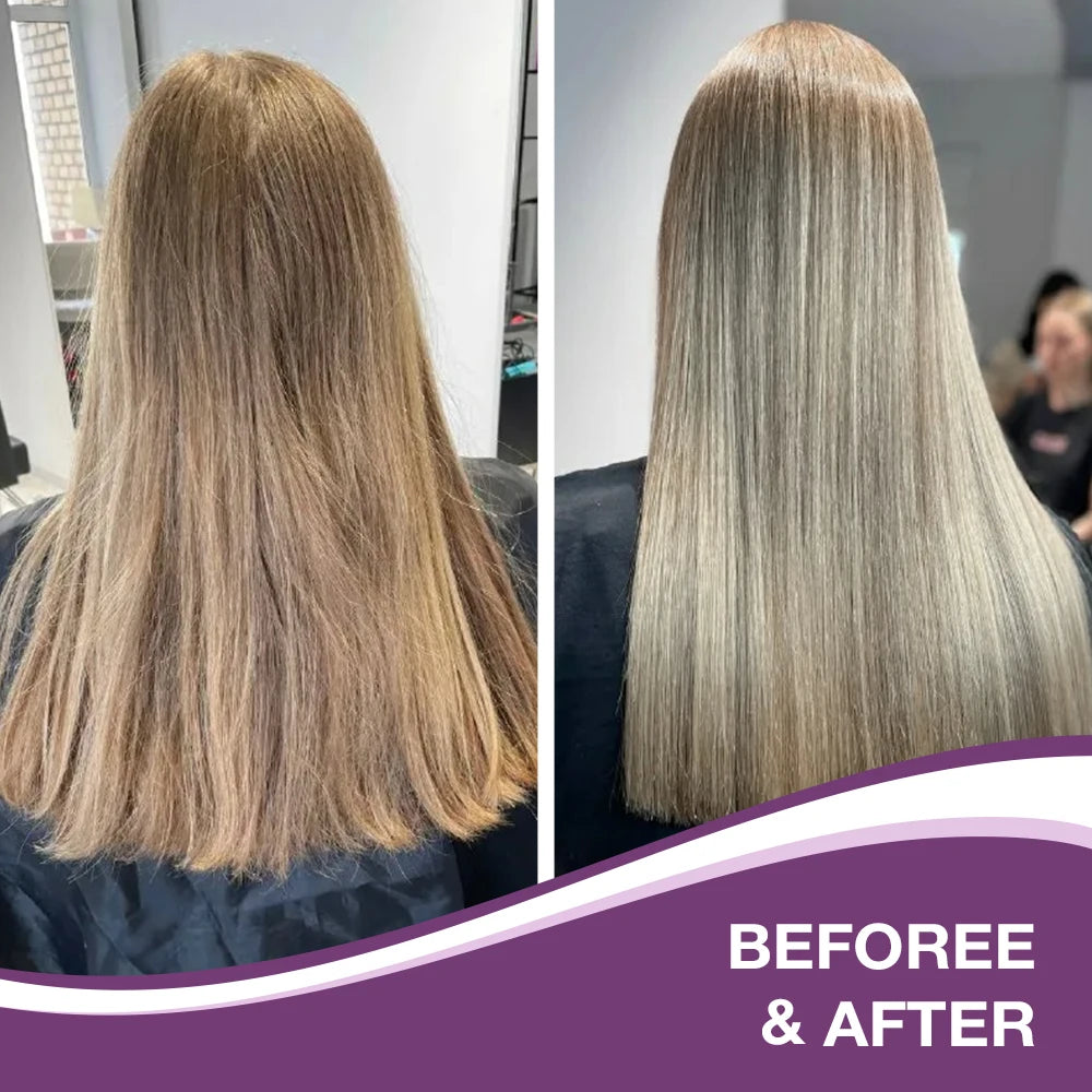 Karseell Purple Hair Mask Purple Shampoo Professional Neutralizes Brass Yellow Tones For Blonde Silver Gray Highlighted Hair