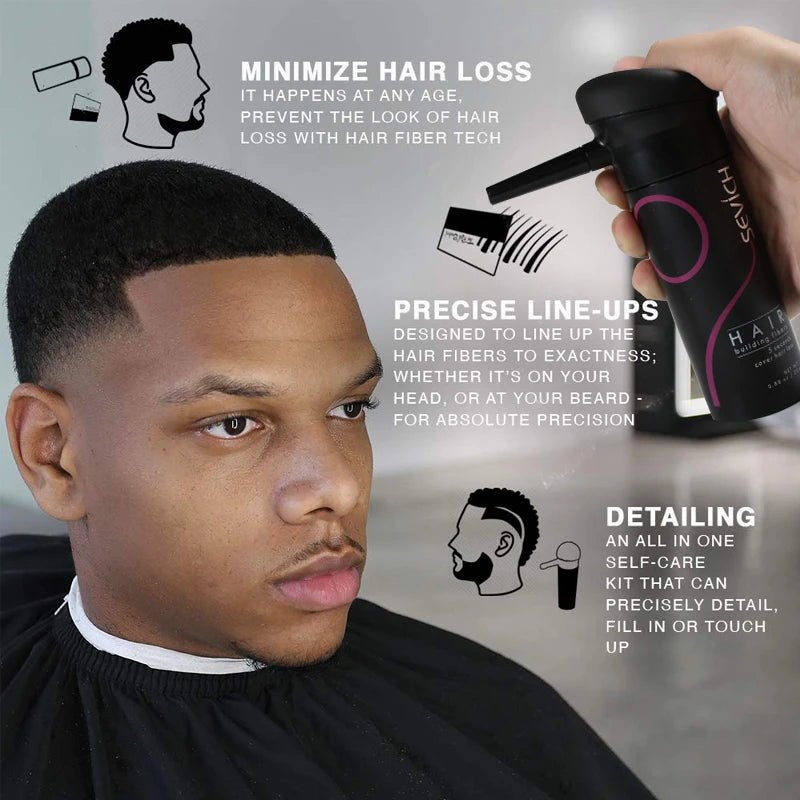 Hair Building Fiber Set Cover Sparse Hair Or Bald Spots Hair Loss Regrowth