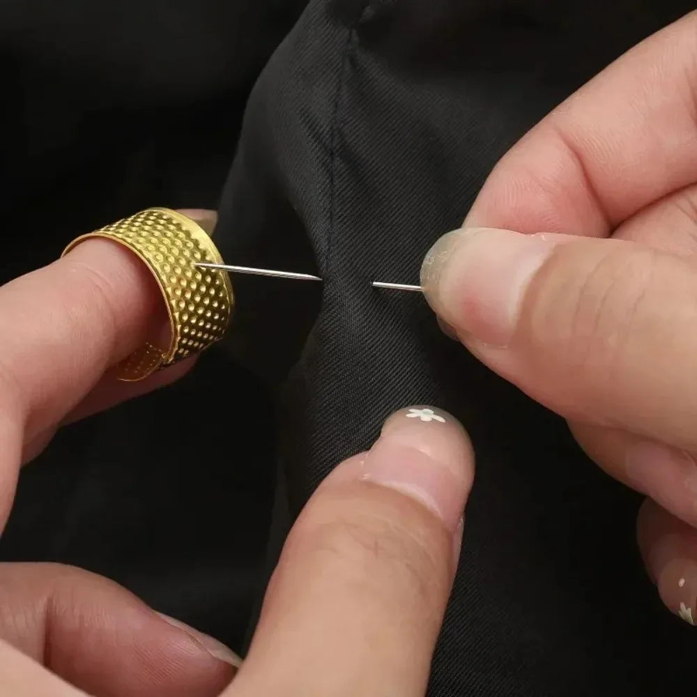 34PCS Big Eye Steel Needles Set - Long & Thin Handmade Quilting & Sewing Needles Kit for DIY Sewing Projects