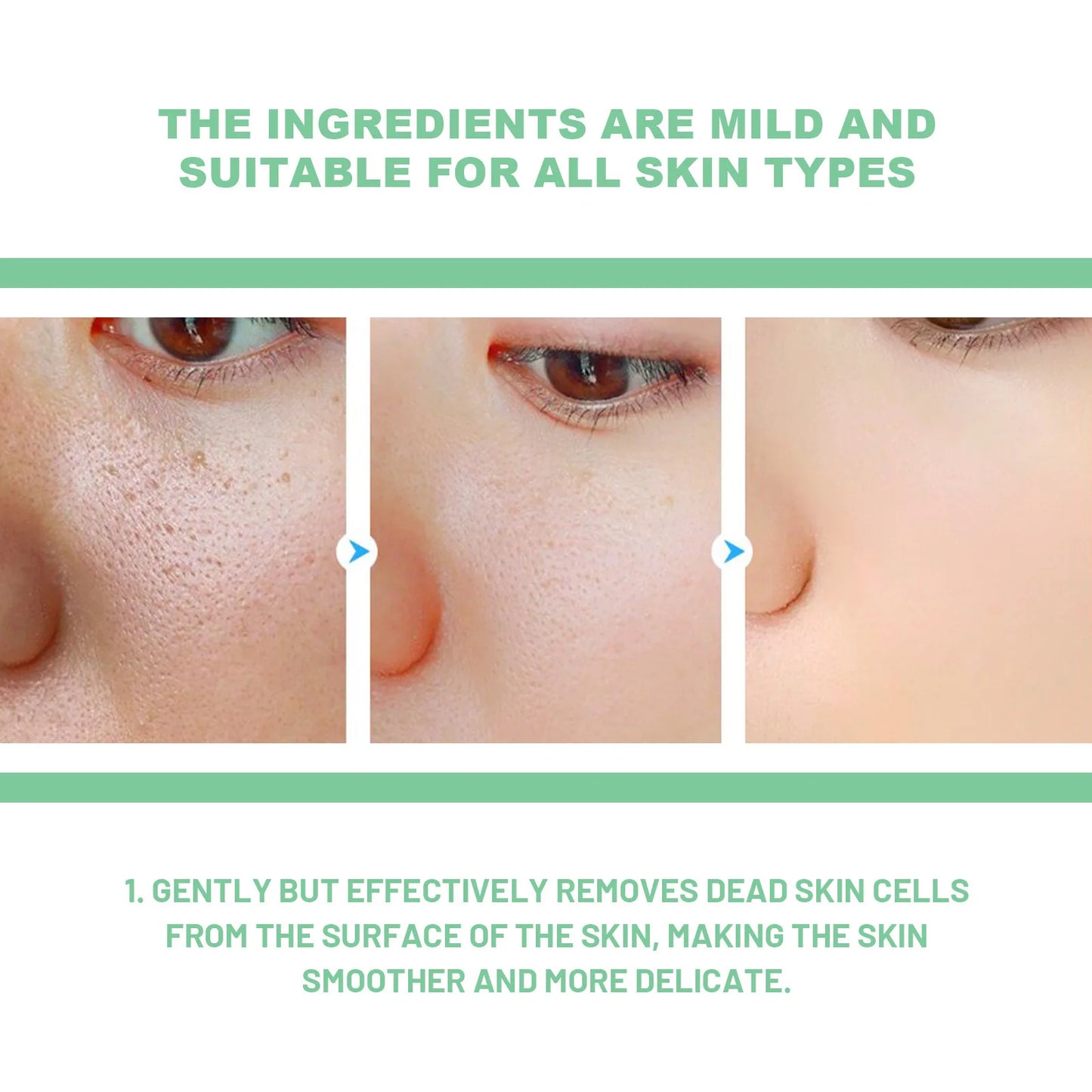 Herbal Extract Brightening Exfoliating Gel – Gentle Dead Skin Remover for Smoother, Radiant Skin