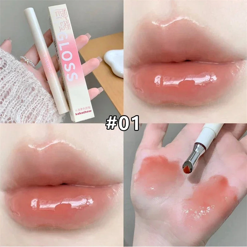 Water-Gloss Jelly Lip Gloss – Hydrating Tint