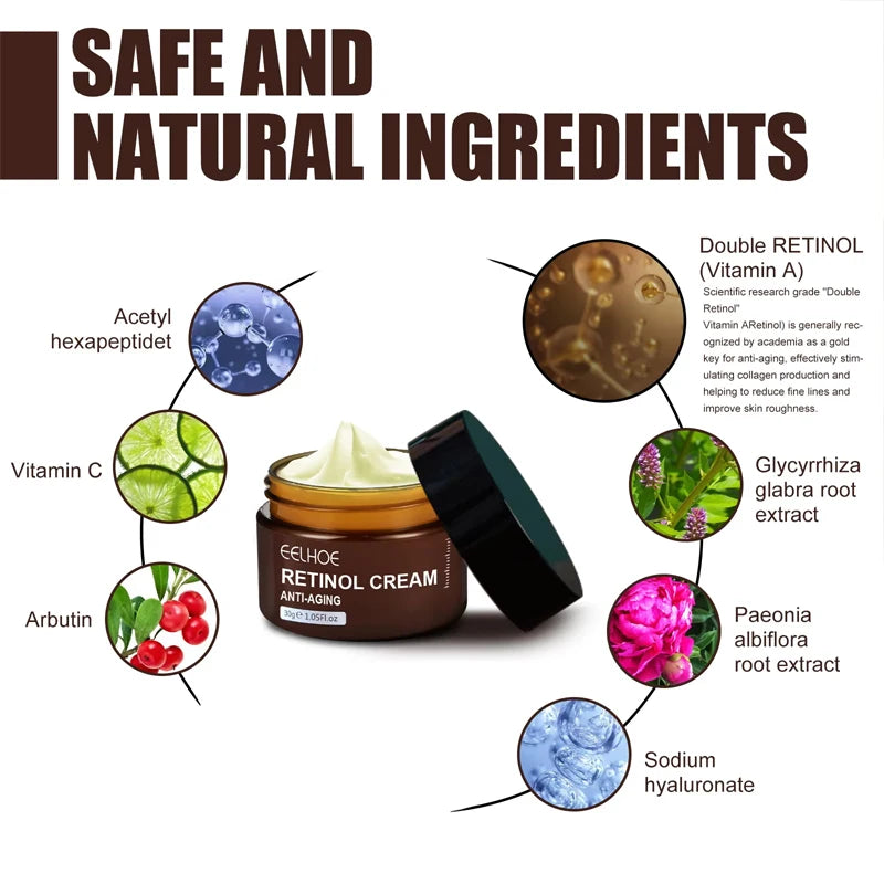 Retinol Wrinkle Remover Face Cream  Anti Aging