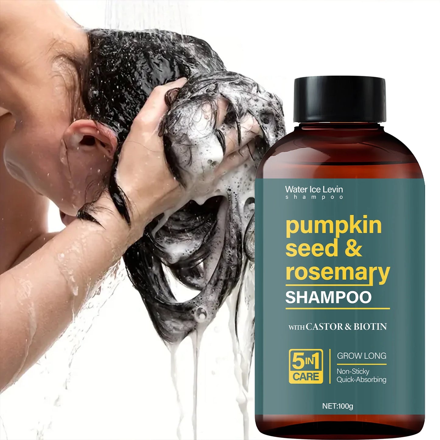 Water Ice Levin Pumpkin Seed & Rosemary Shampoo