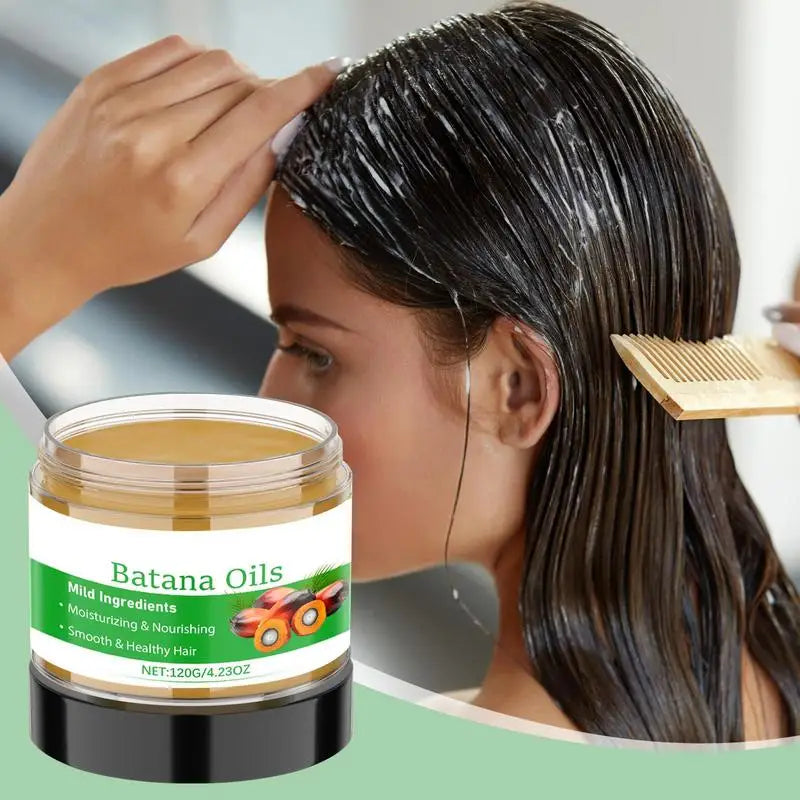 Batan Hair Oil Hair Conditioner Nourishing Moisturizing Repairing Strengthens Roots Smoothing Conditioner Hair Care 120g