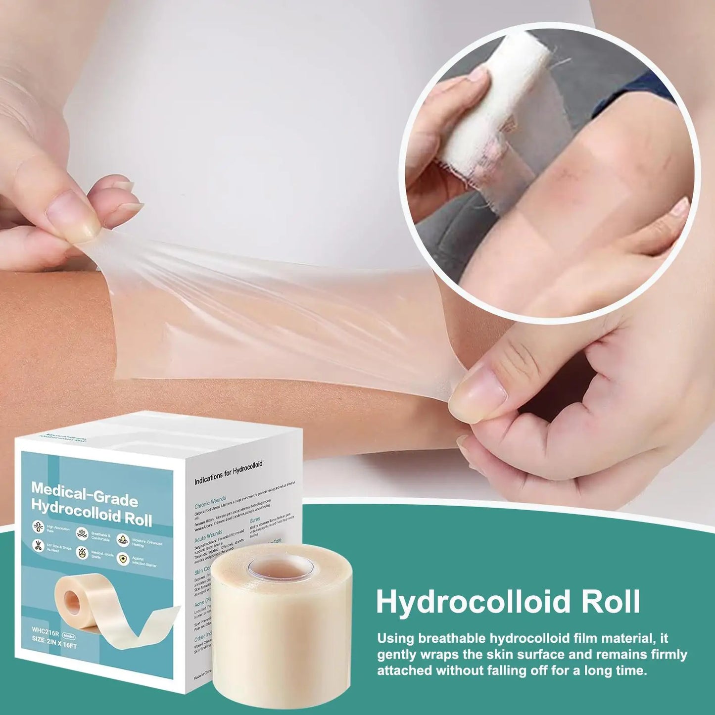 16.4ft Hydrocolloid Bandage Roll