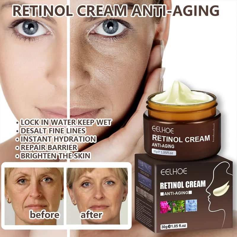 Retinol Wrinkle Remover Face Cream  Anti Aging
