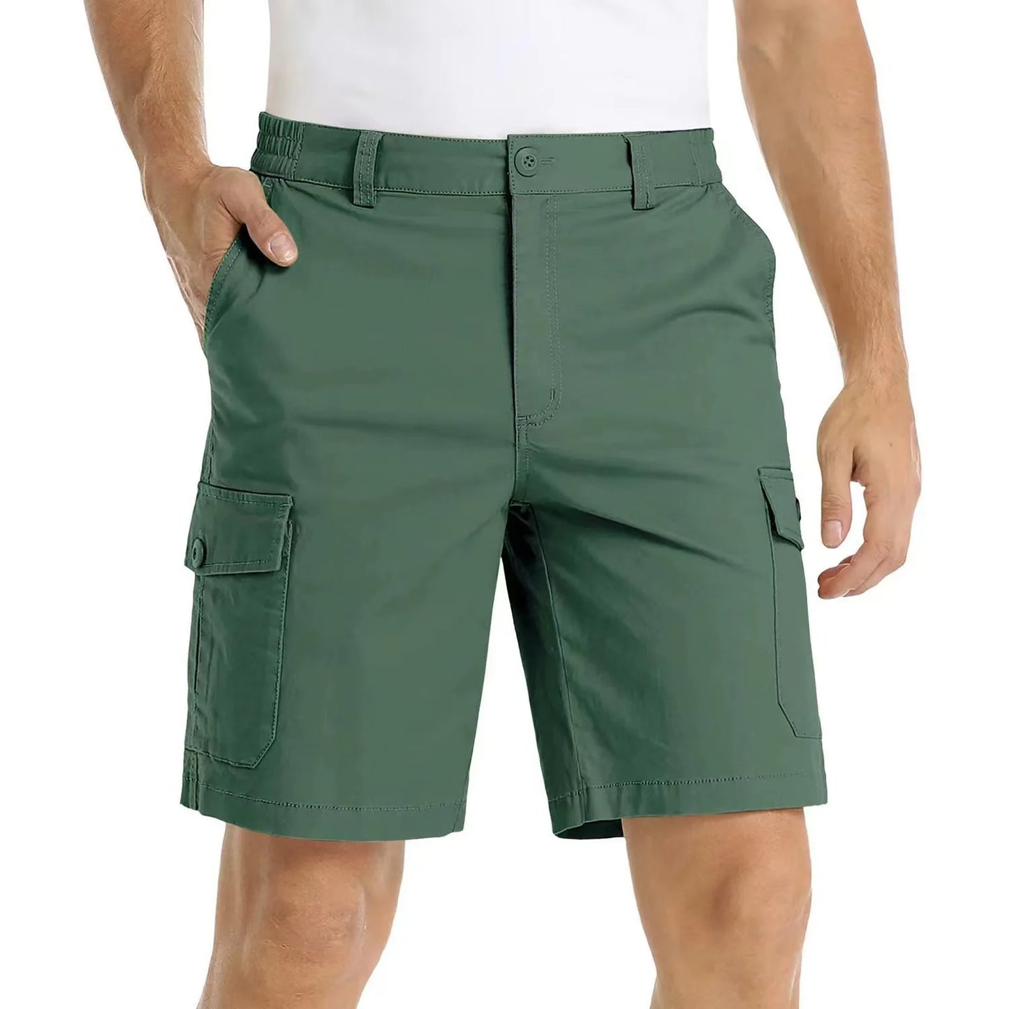 Breathable Quick Dry Hiking Shorts With  Pockets Athletic Cargo Shorts Casual Sports Travel Short Pants