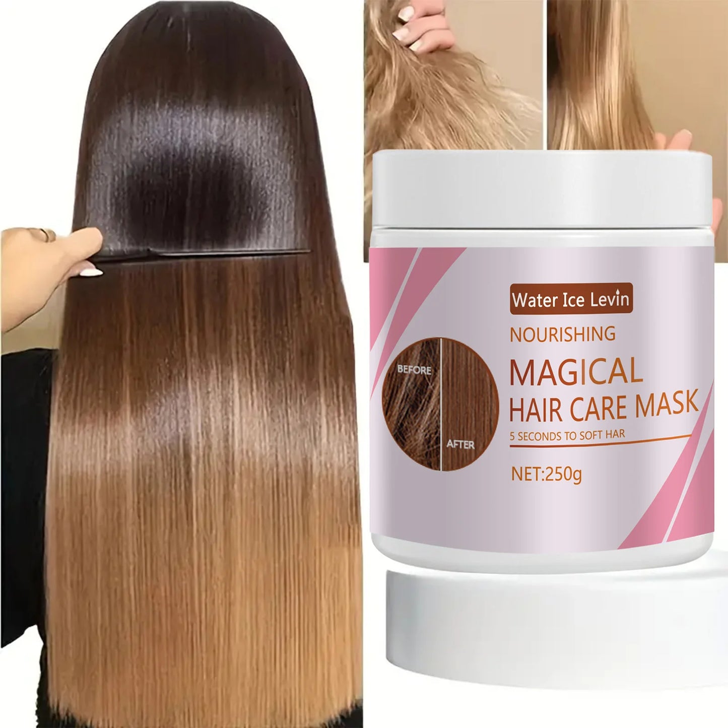 Miracle Keratin Hair Mask 5 Seconds Repair Damaged Frizz Hair