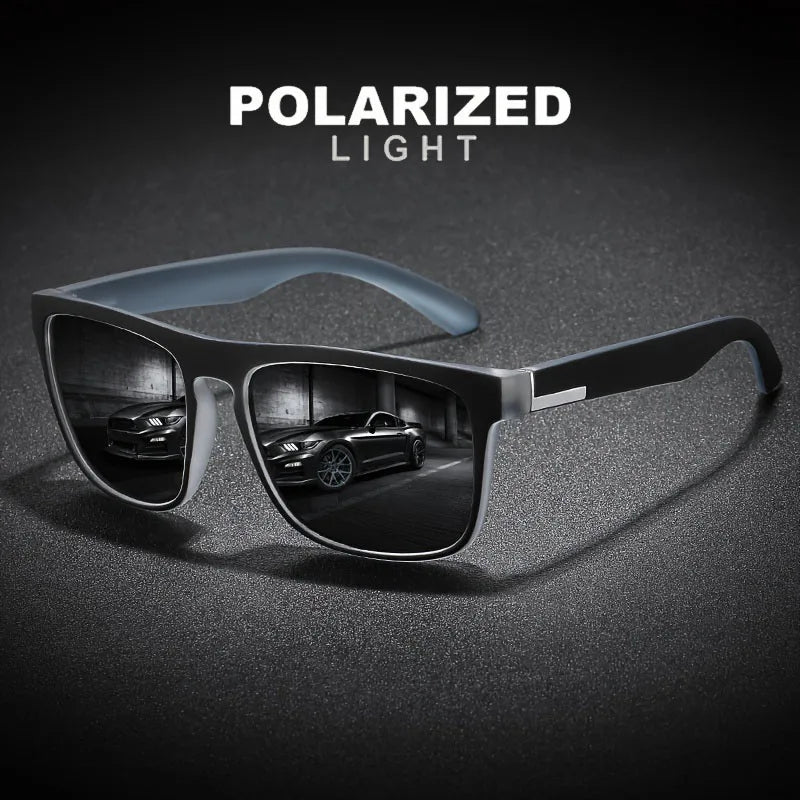 3Pcs Fantasy Gradient Mutipcolor Square Polarized Sunglasses