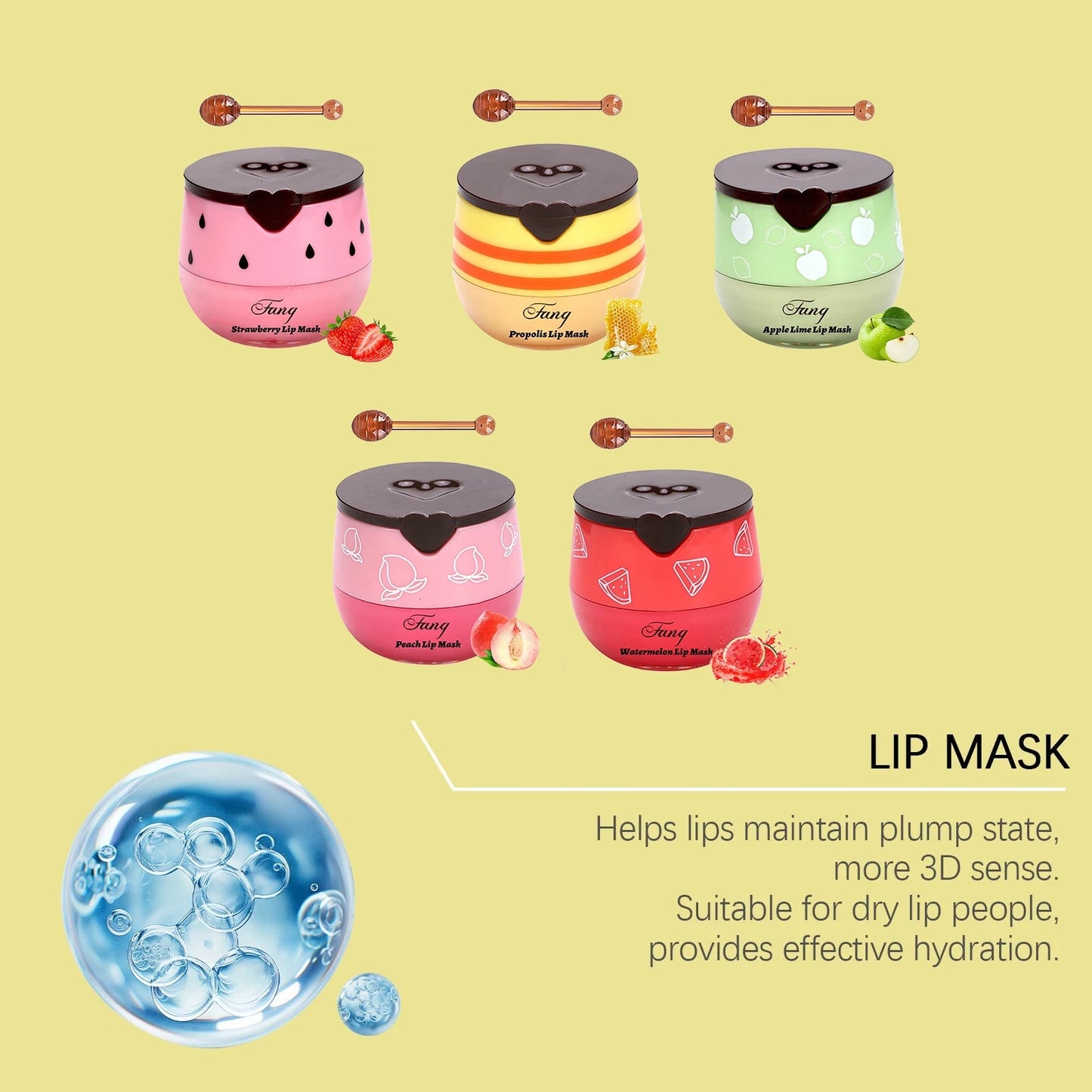 Propolis Lip Mask Moisturizing Repairing Lip Balm