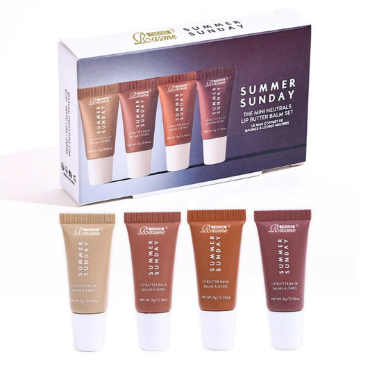 4 Pcs Mini Lip Butter Balm Set