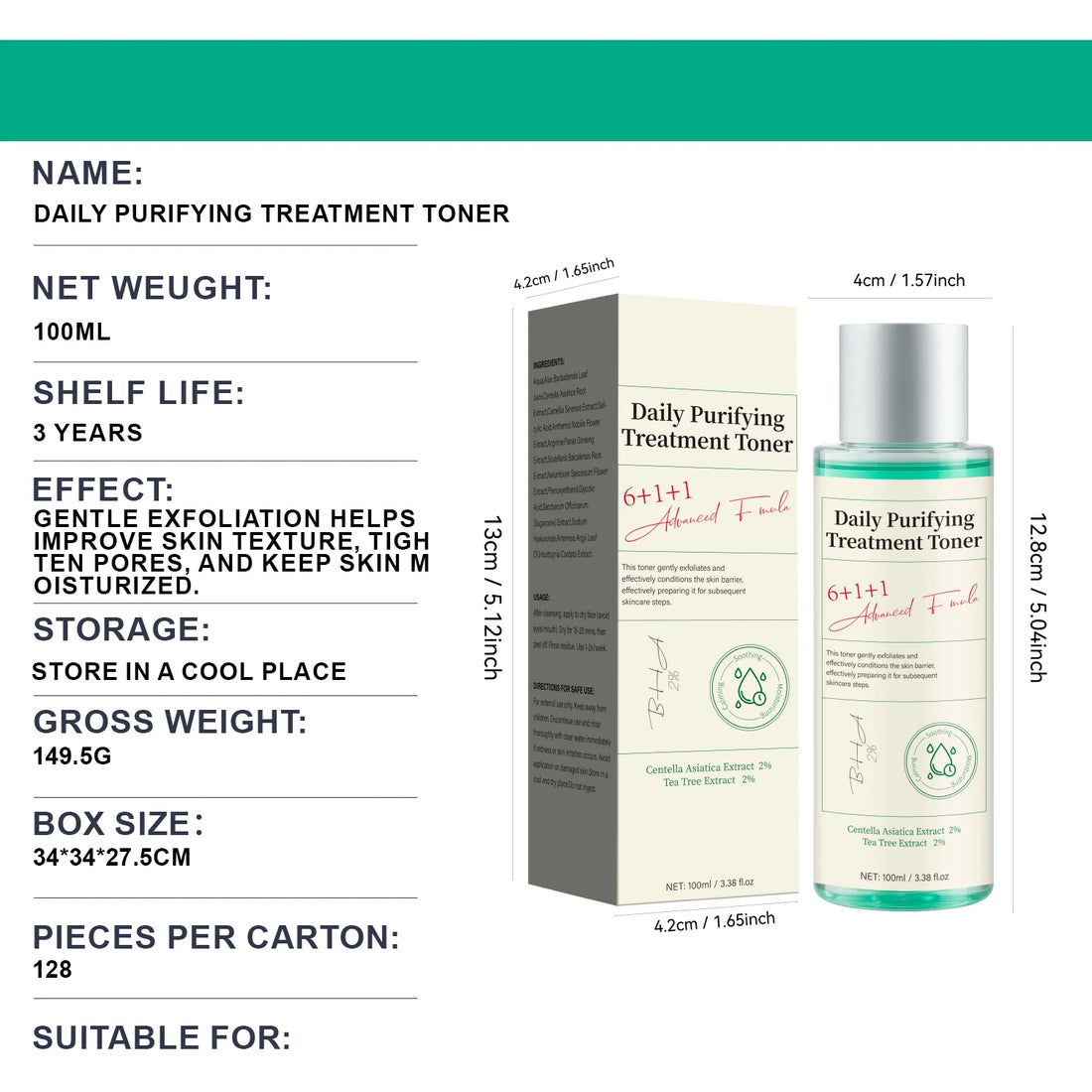 Salicylic Acid Purifying Face Toner