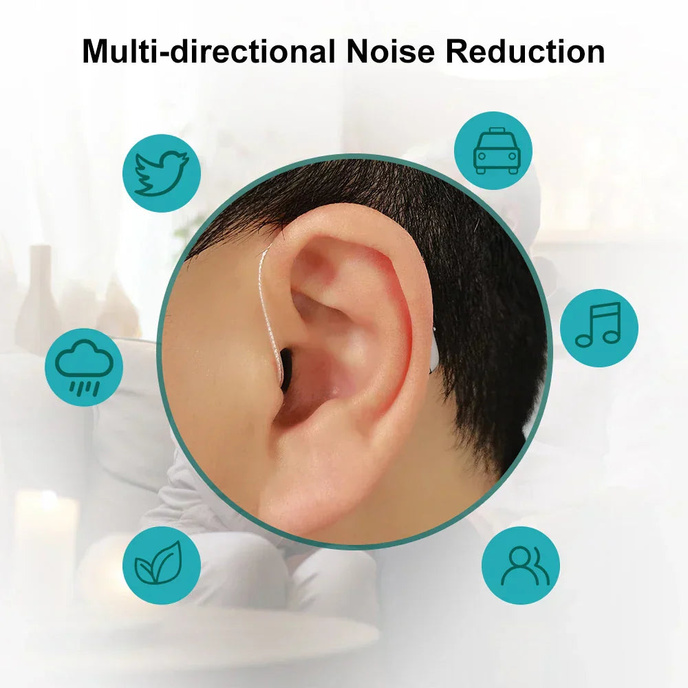 VoiceVivid Smart, Self-Fitting Bluetooth Hearing Aids (App Controlled)